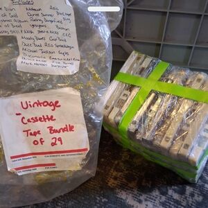 Vintage Cassette Tape Bundle - Assorted Colors